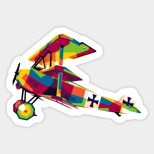 Fokker Dr I Standby Sticker